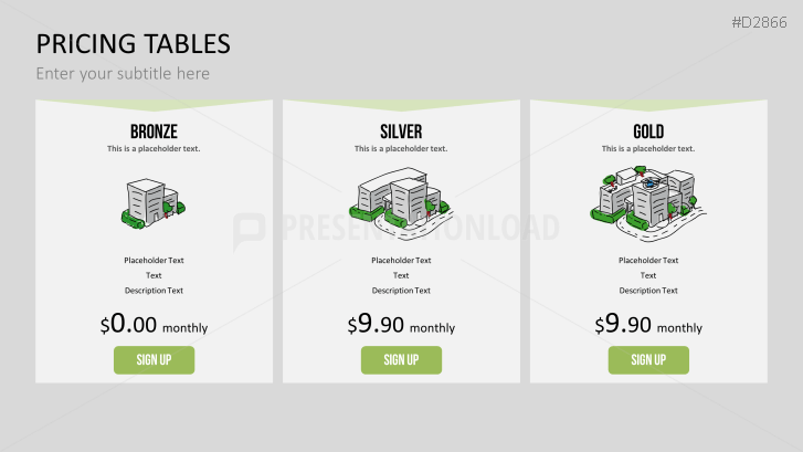 Pricing Tables