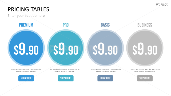 Pricing Tables