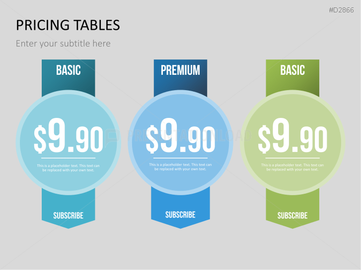 Pricing Tables