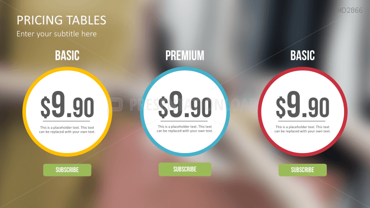 Pricing Tables