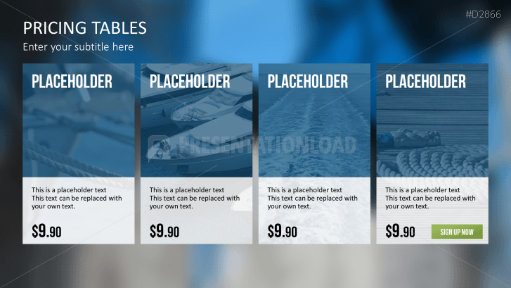 Pricing Tables