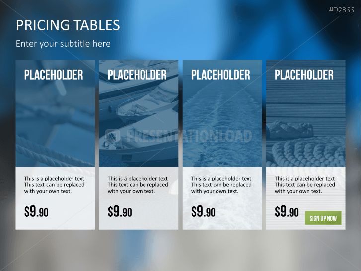 Pricing Tables