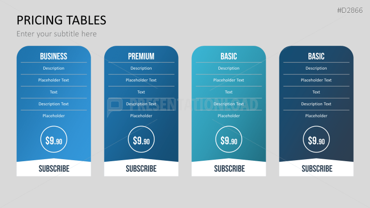 Pricing Tables