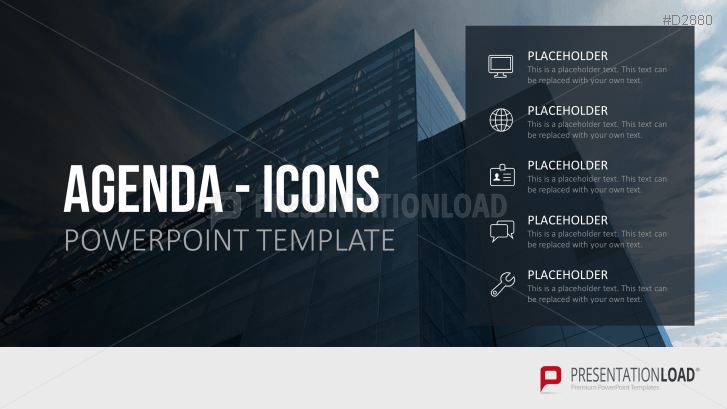 Agenda Icons Powerpoint Vorlage Presentationload