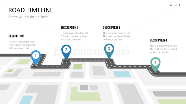 Ideal Ihre Road Timeline 3d Vorlage Als Powerpoint Zeitstrahl