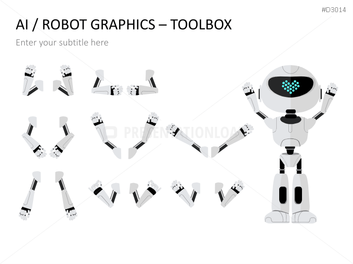 AI/Robot Graphics | PowerPoint Templates | PresentationLoad