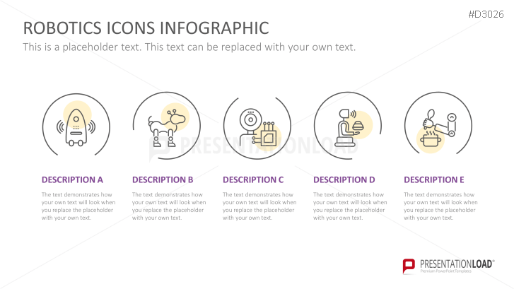 Line Icons Artificial Intelligence / Robotics
