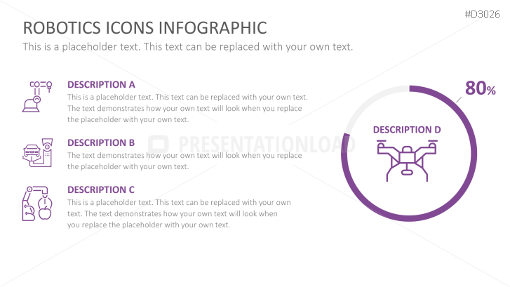 Line Icons Artificial Intelligence / Robotics