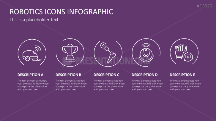 Line Icons Artificial Intelligence / Robotics