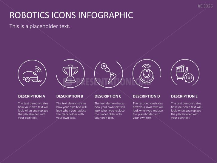Line Icons Artificial Intelligence / Robotics