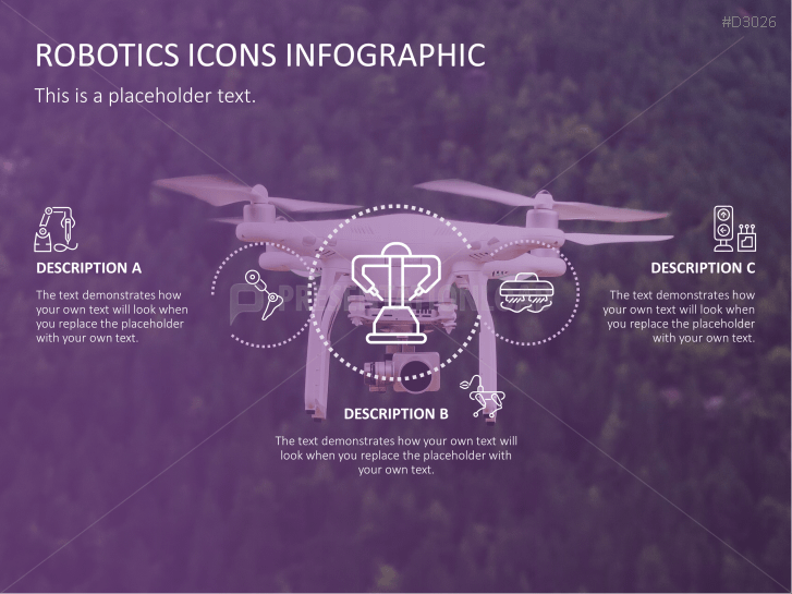 Line Icons Artificial Intelligence / Robotics