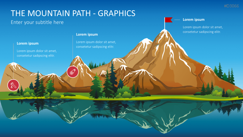 Mountain Infographics (Graphics) | PowerPoint Template