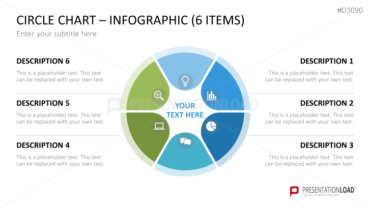 Circle Chart Infographic | PowerPoint Vorlage | PresentationLoad