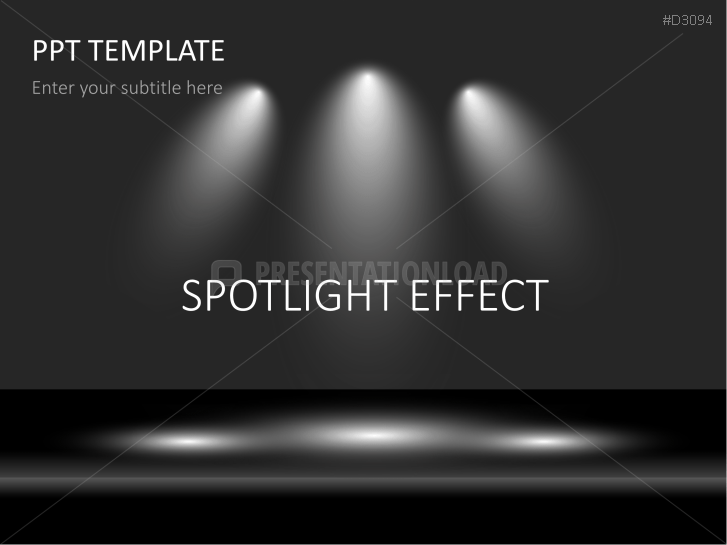 Spotlight Effect | PowerPoint Templates | PresentationLoad