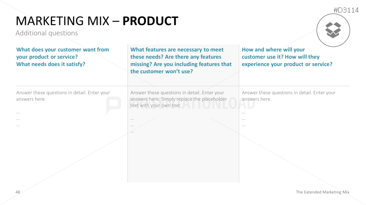 The Extended Marketing Mix