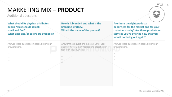 The Extended Marketing Mix