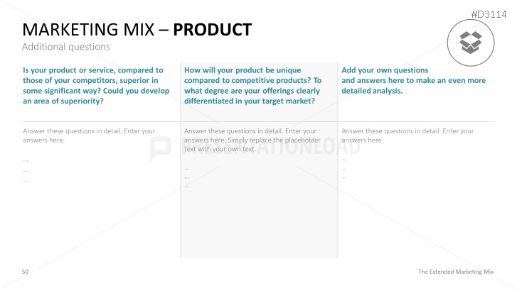 The Extended Marketing Mix