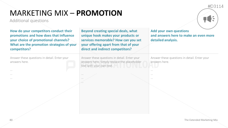 The Extended Marketing Mix