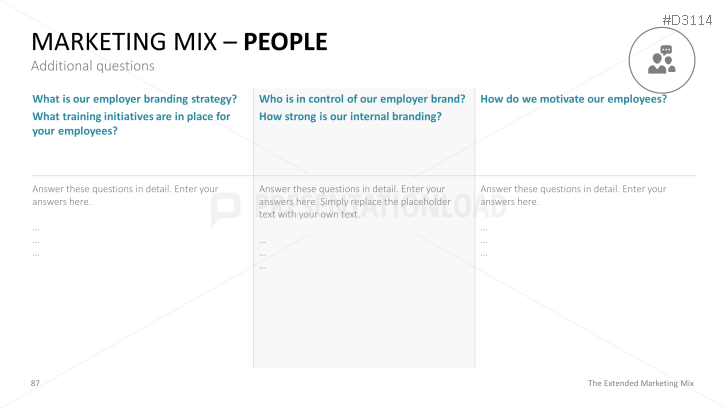 The Extended Marketing Mix