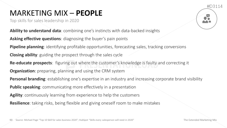 The Extended Marketing Mix