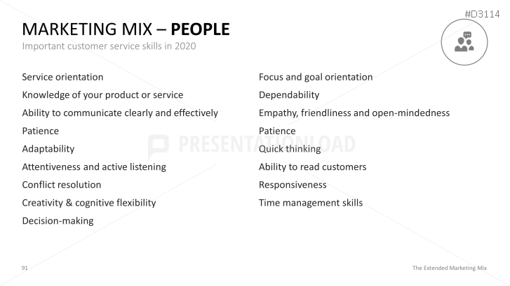 The Extended Marketing Mix