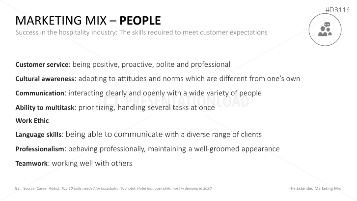 The Extended Marketing Mix