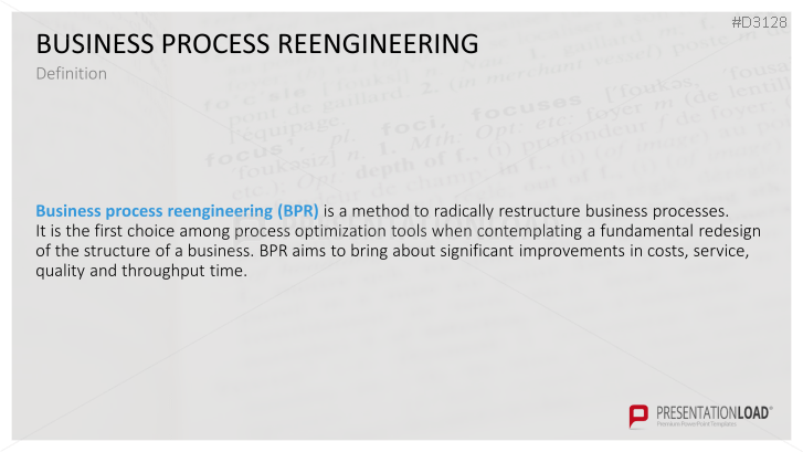 Business Process Reengineering (BPR)