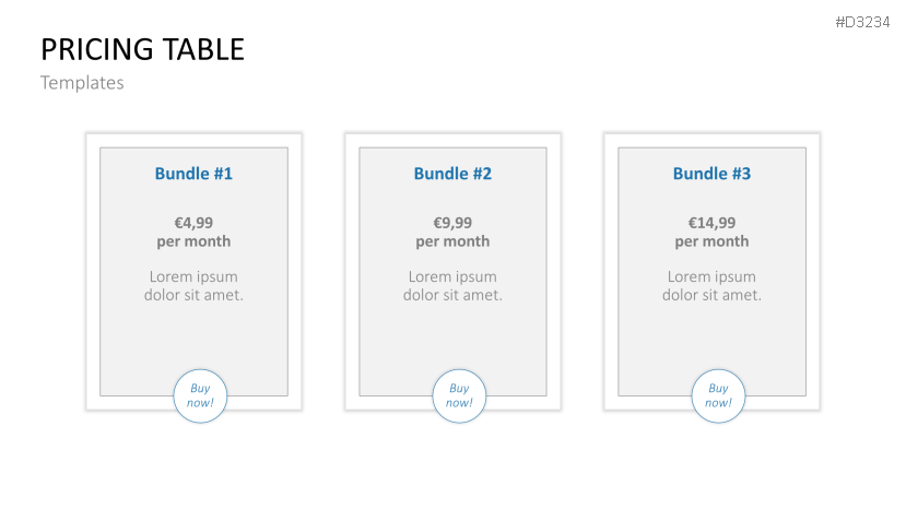 Pricing Strategy Powerpoint Template 0551