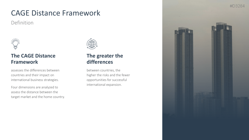 CAGE Distance Framework