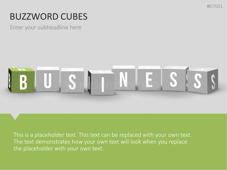 Buzzword Cubes
