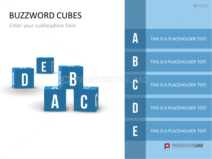 Buzzword Cubes