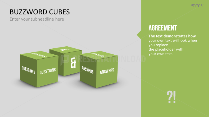 Buzzword Cubes