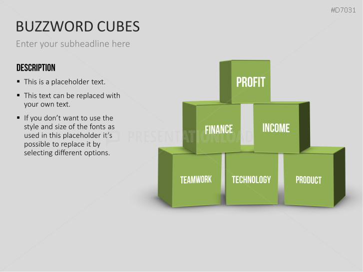 Buzzword Cubes
