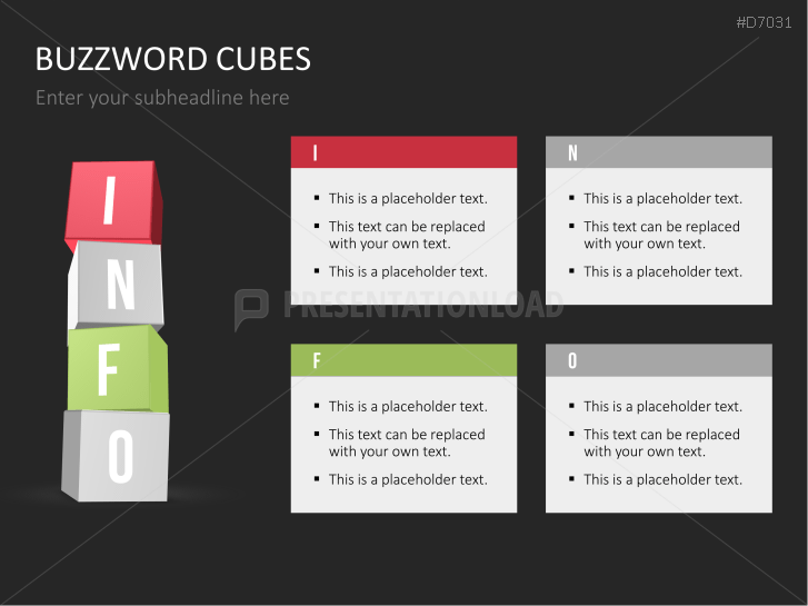 Buzzword Cubes