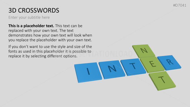 3D Crosswords