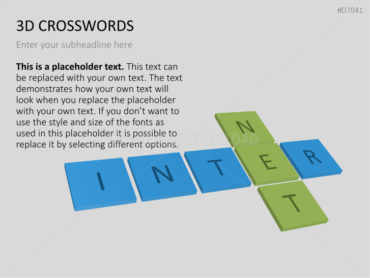 3D Crosswords