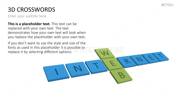 3D Crosswords
