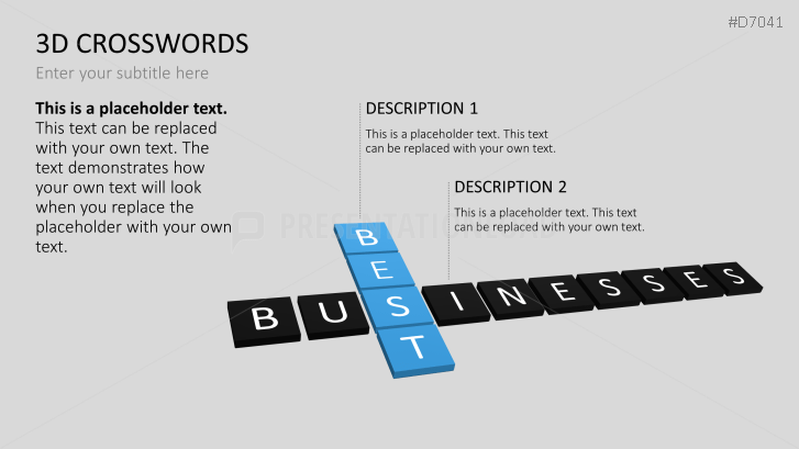 3D Crosswords