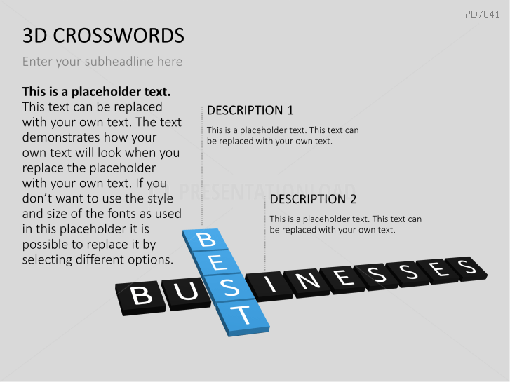 3D Crosswords