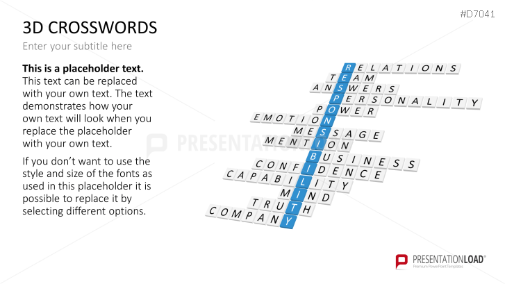 3D Crosswords