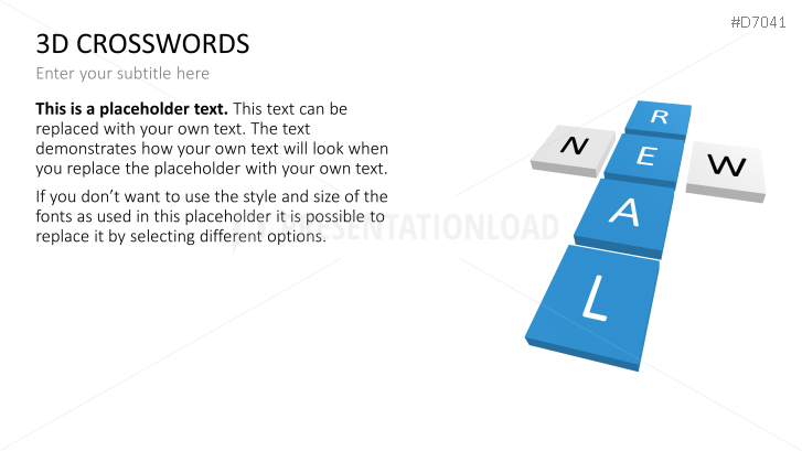 3D Crosswords