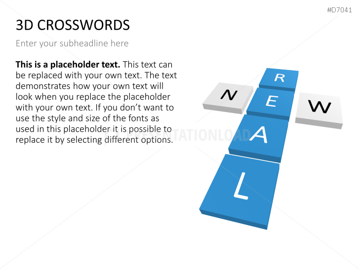 3D Crosswords