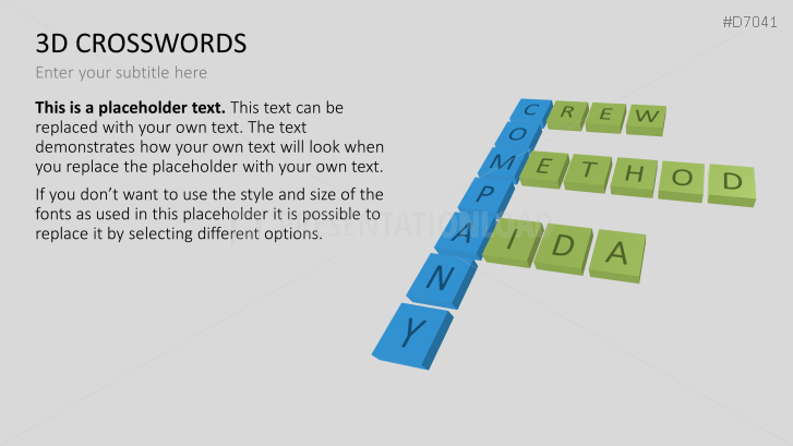 3D Crosswords