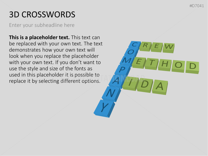 3D Crosswords