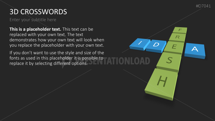 3D Crosswords