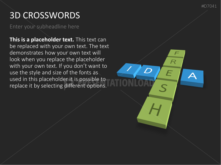 3D Crosswords