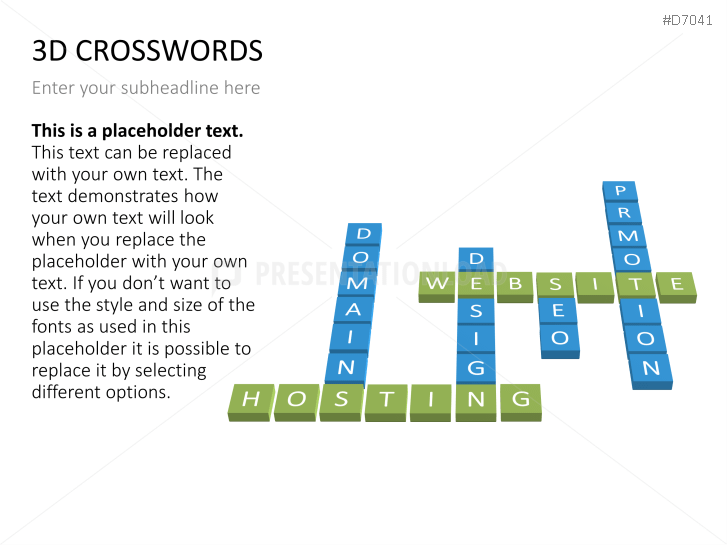 3D Crosswords