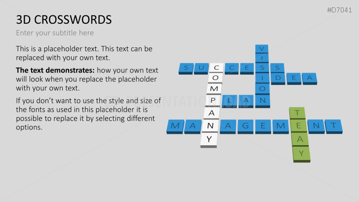 3D Crosswords