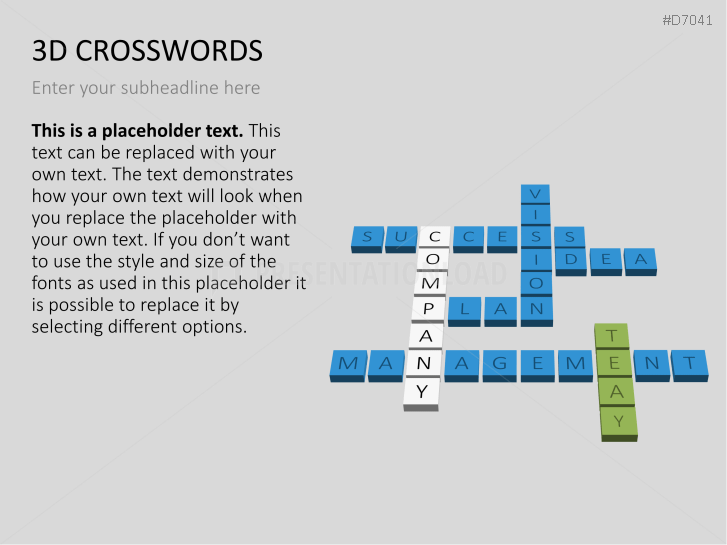 3D Crosswords