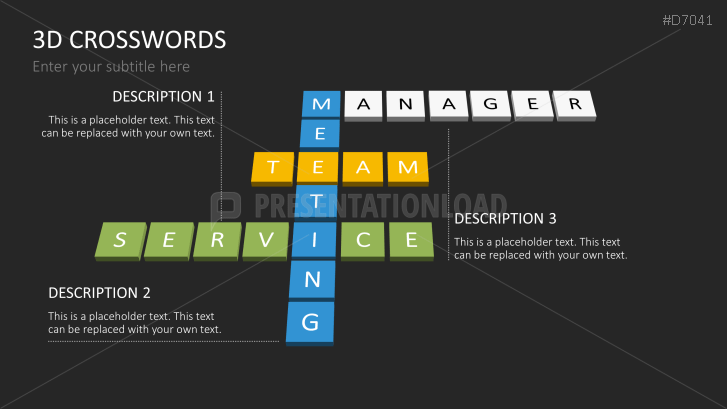 3D Crosswords